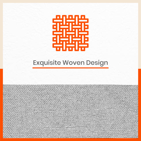 AKIRA Jute Cushion Covers For Home | Grey (Set of 5 - 16 x 16 Inches)